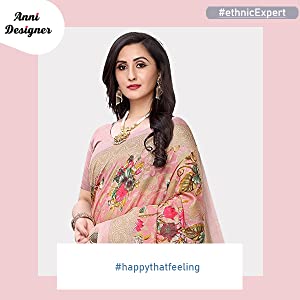Anni Designer Women's Zoya Silk Printed Saree